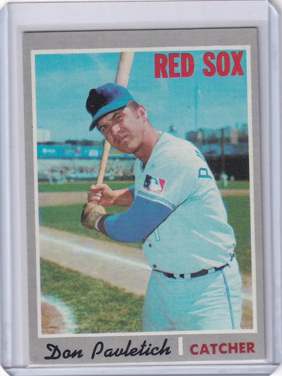 1970 Topps Baseball #504 Don Pavletich - Boston Red Sox