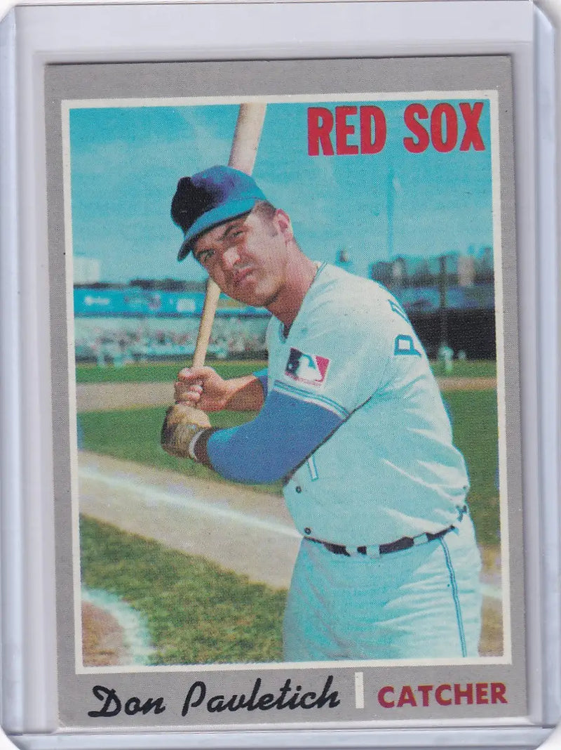 1970 Topps Baseball #504 Don Pavletich - Boston Red Sox