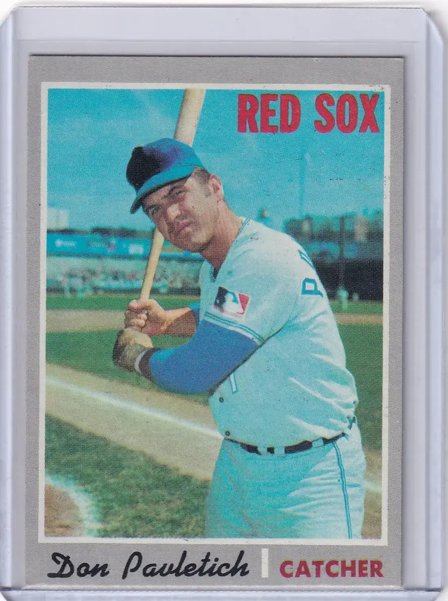 1970 Topps Baseball #504 Don Pavletich - Boston Red Sox