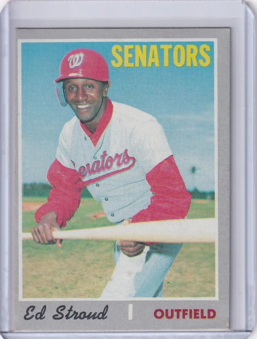 1970 Topps Baseball #506 Ed Stroud - Washington Senators