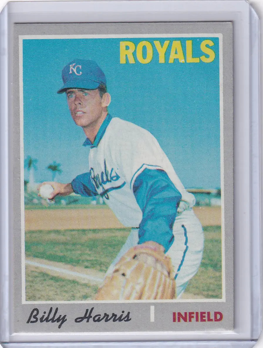 1970 Topps Baseball #512 Billy Harris - Kansas City Royals