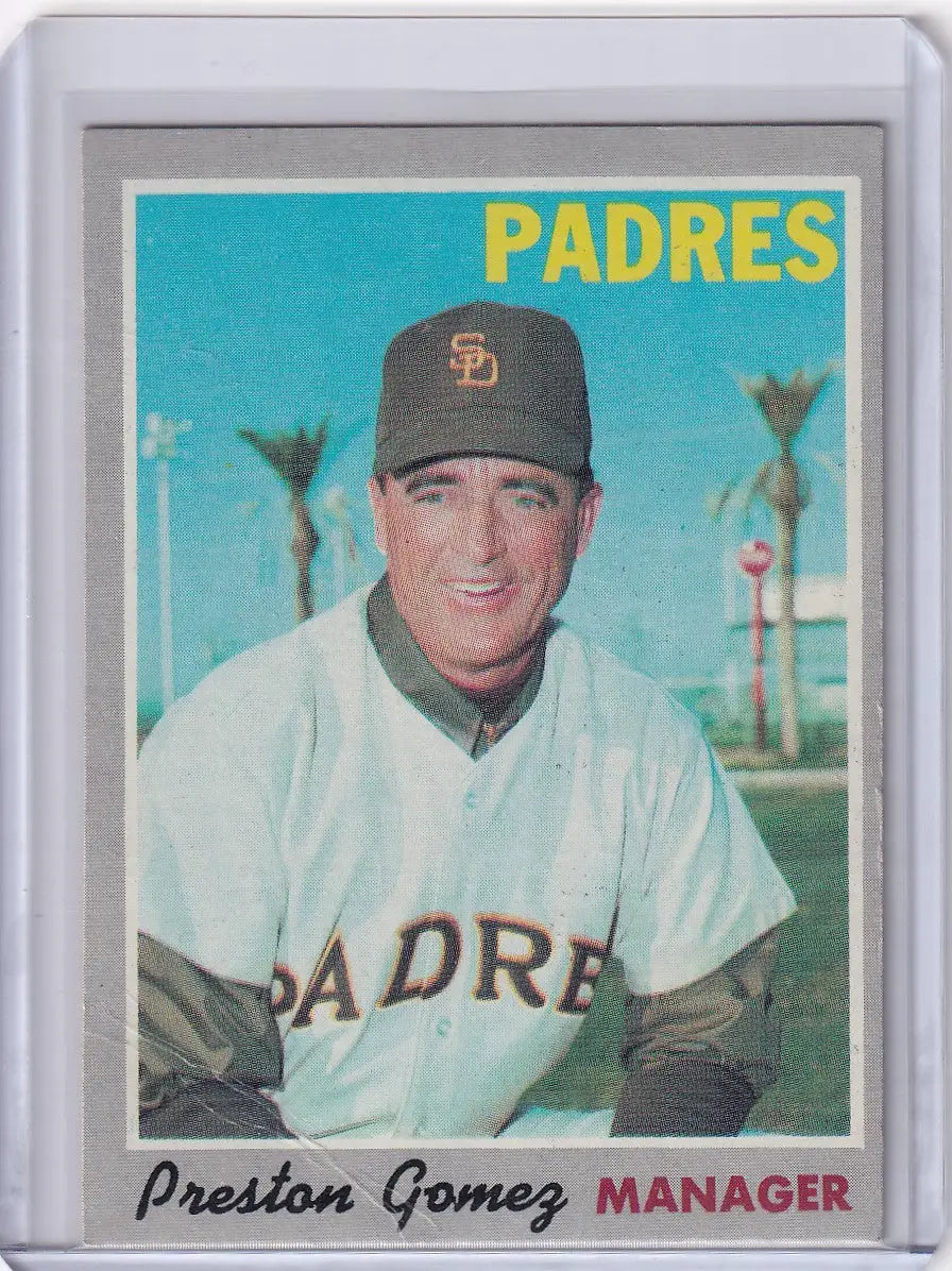 1970 Topps Baseball #513 Preston Gomez - San Diego Padres