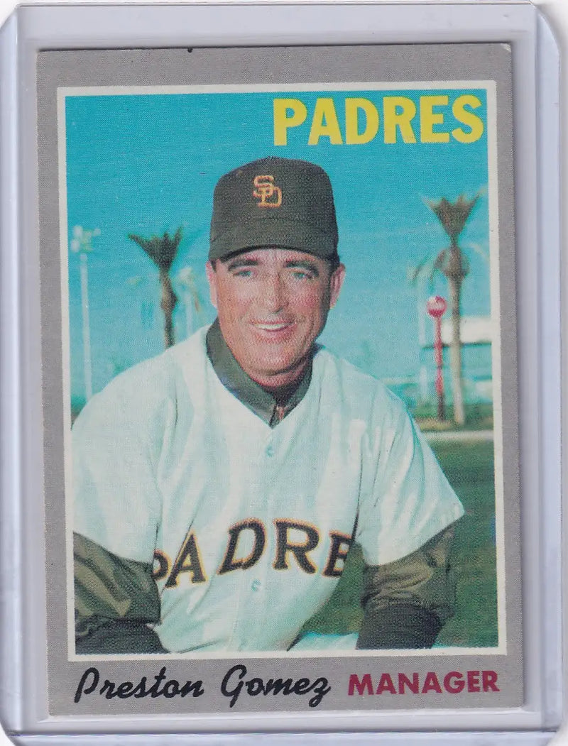 1970 Topps Baseball #513 Preston Gomez - San Diego Padres