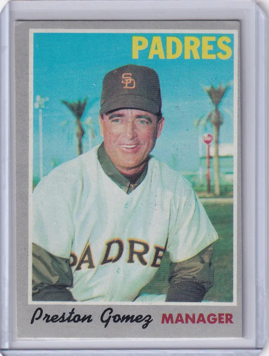 1970 Topps Baseball #513 Preston Gomez - San Diego Padres