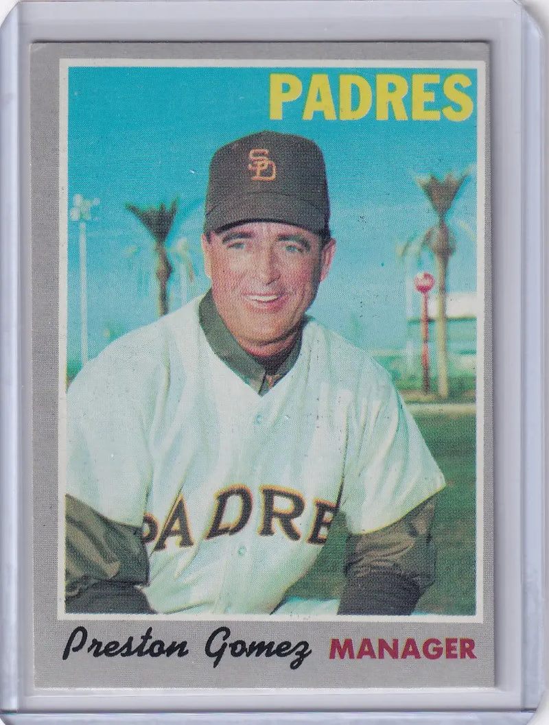 1970 Topps Baseball #513 Preston Gomez - San Diego Padres