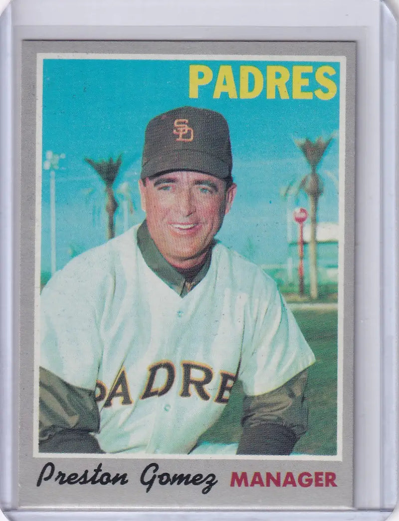 1970 Topps Baseball #513 Preston Gomez - San Diego Padres