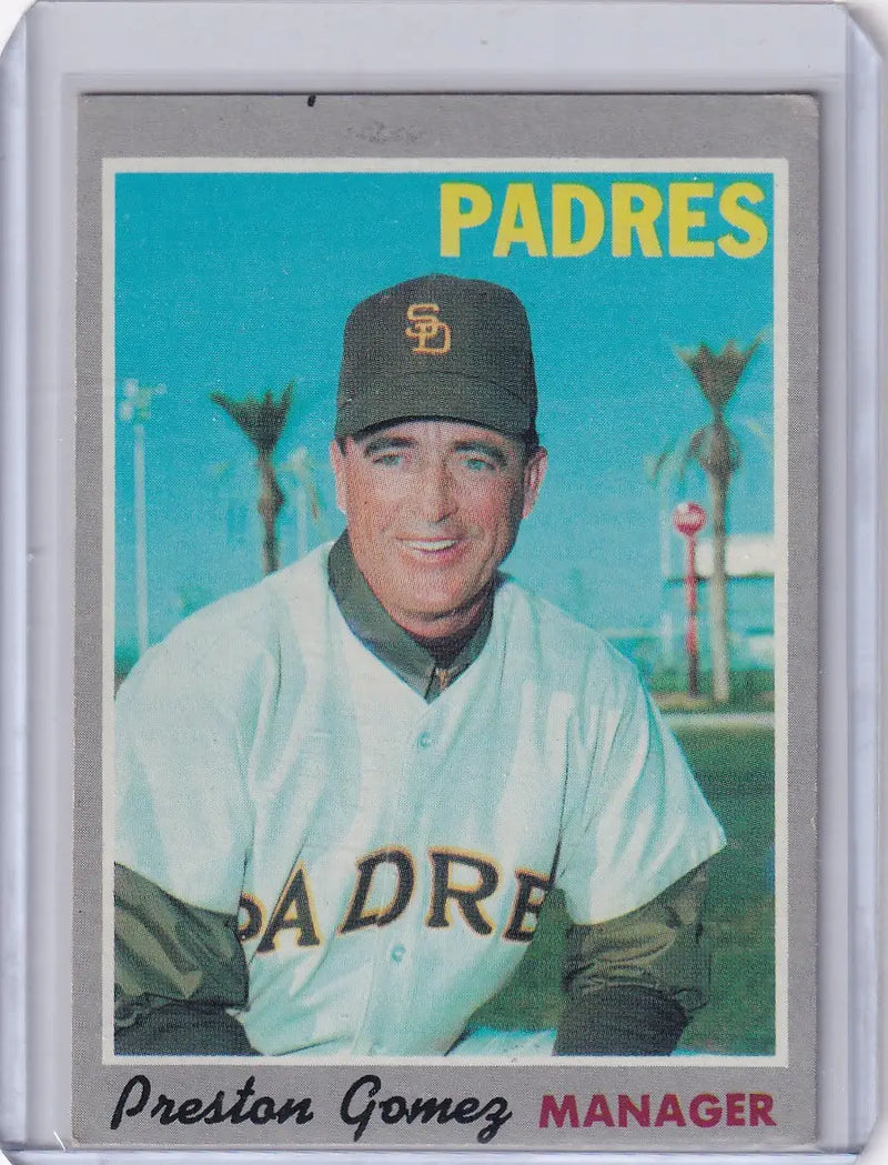 1970 Topps Baseball #513 Preston Gomez - San Diego Padres