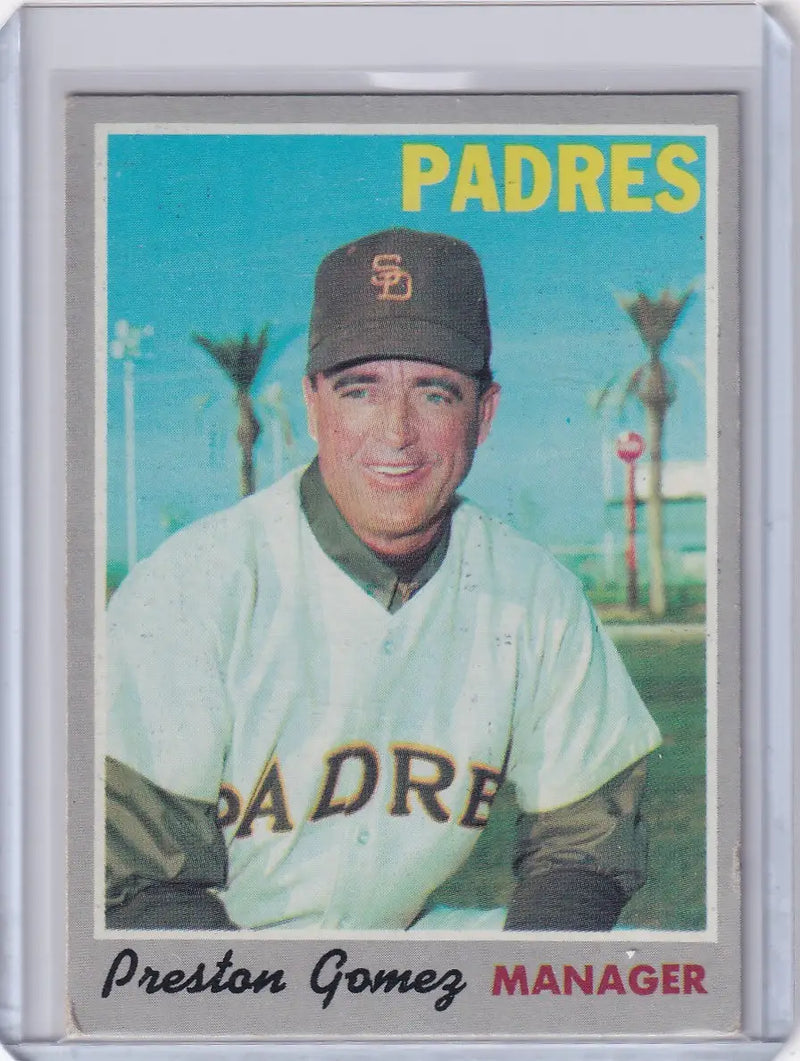1970 Topps Baseball #513 Preston Gomez - San Diego Padres