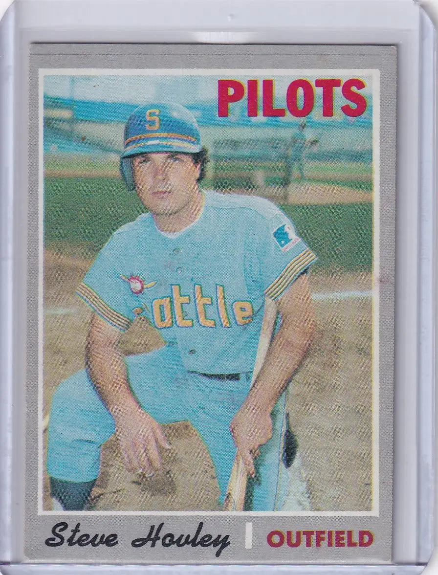 1970 Topps Baseball #514 Steve Hovley - Seattle Pilots RC