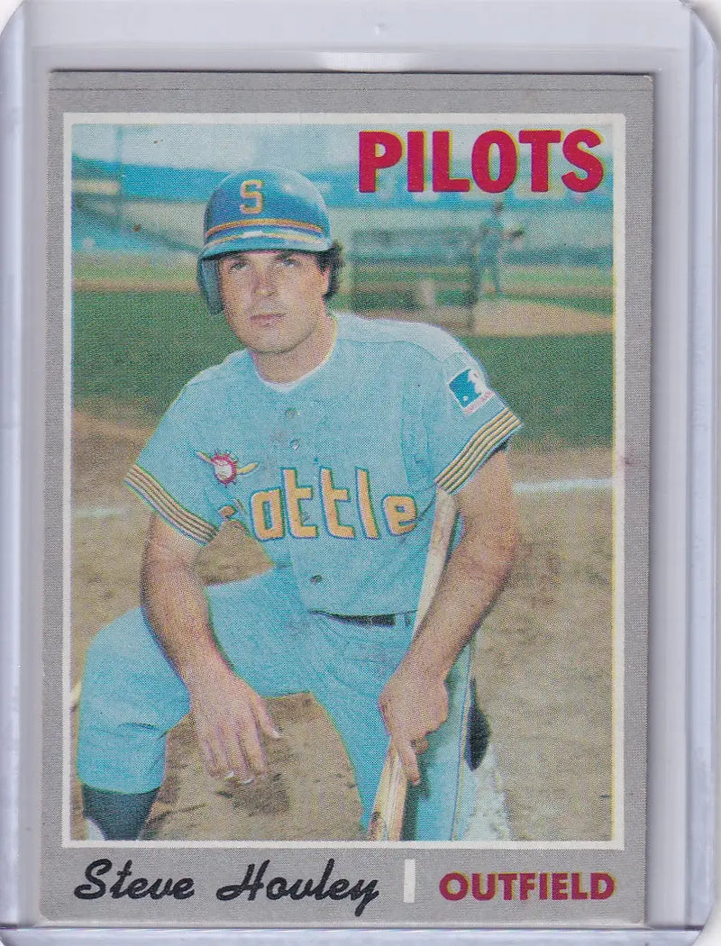 1970 Topps Baseball #514 Steve Hovley - Seattle Pilots RC