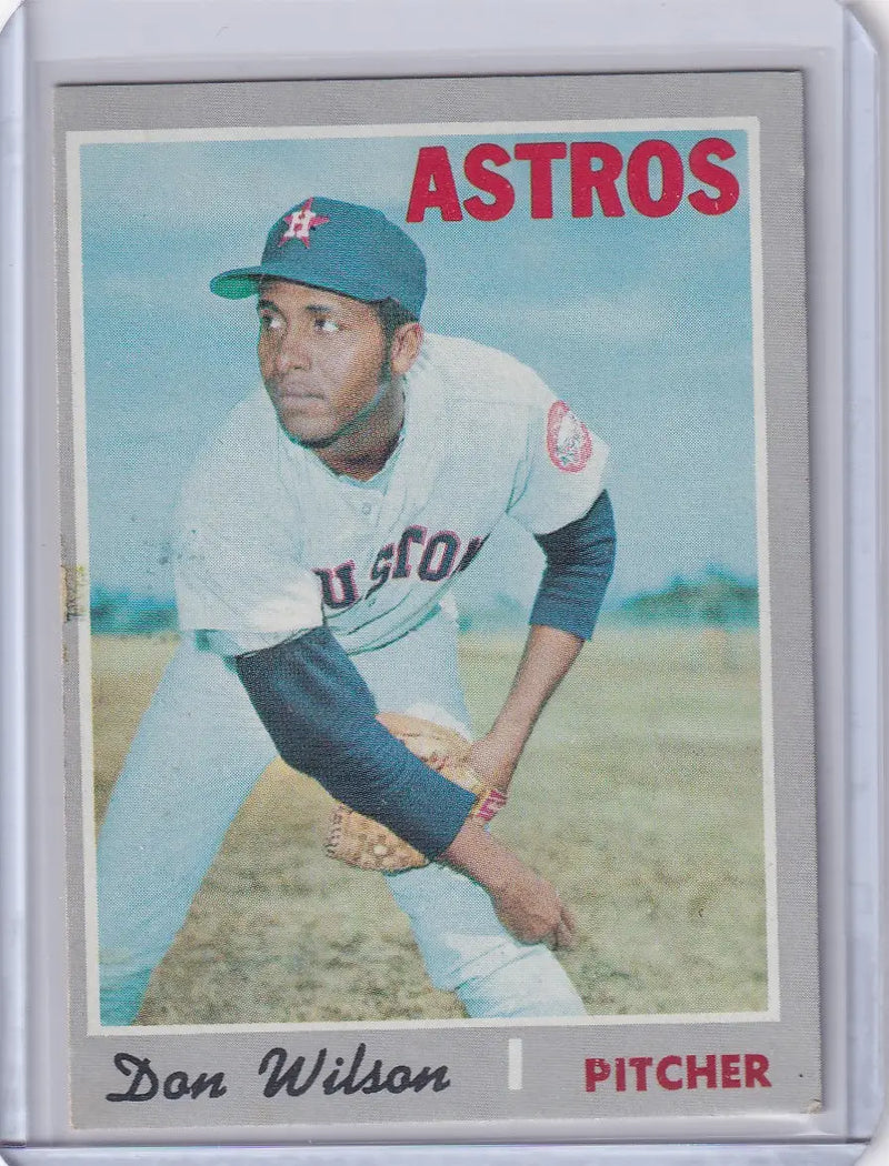 1970 Topps Baseball #515 Don Wilson - Houston Astros
