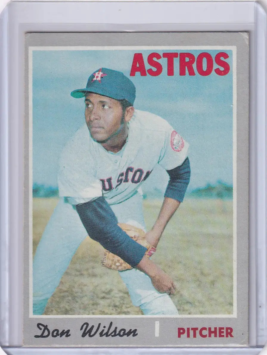 1970 Topps Baseball #515 Don Wilson - Houston Astros