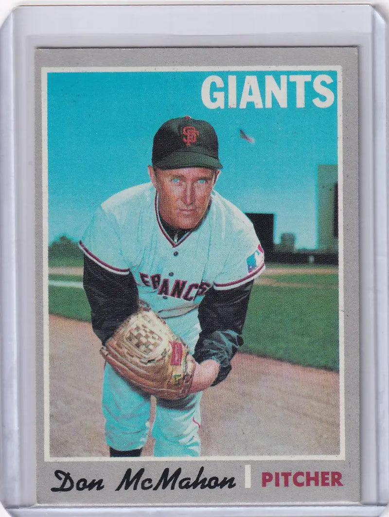1970 Topps Baseball #519 Don McMahon - San Francisco Giants