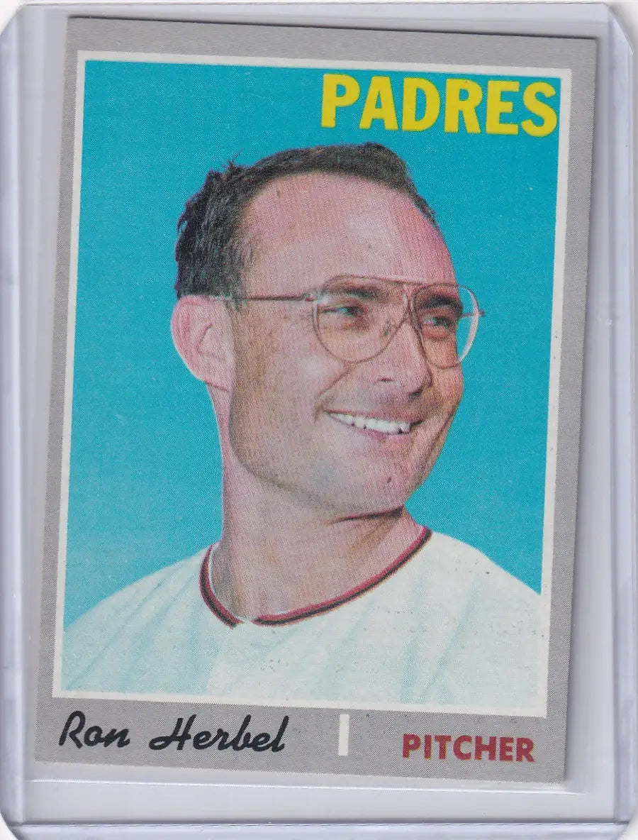 1970 Topps Baseball #526 Ron Herbel - San Diego Padres