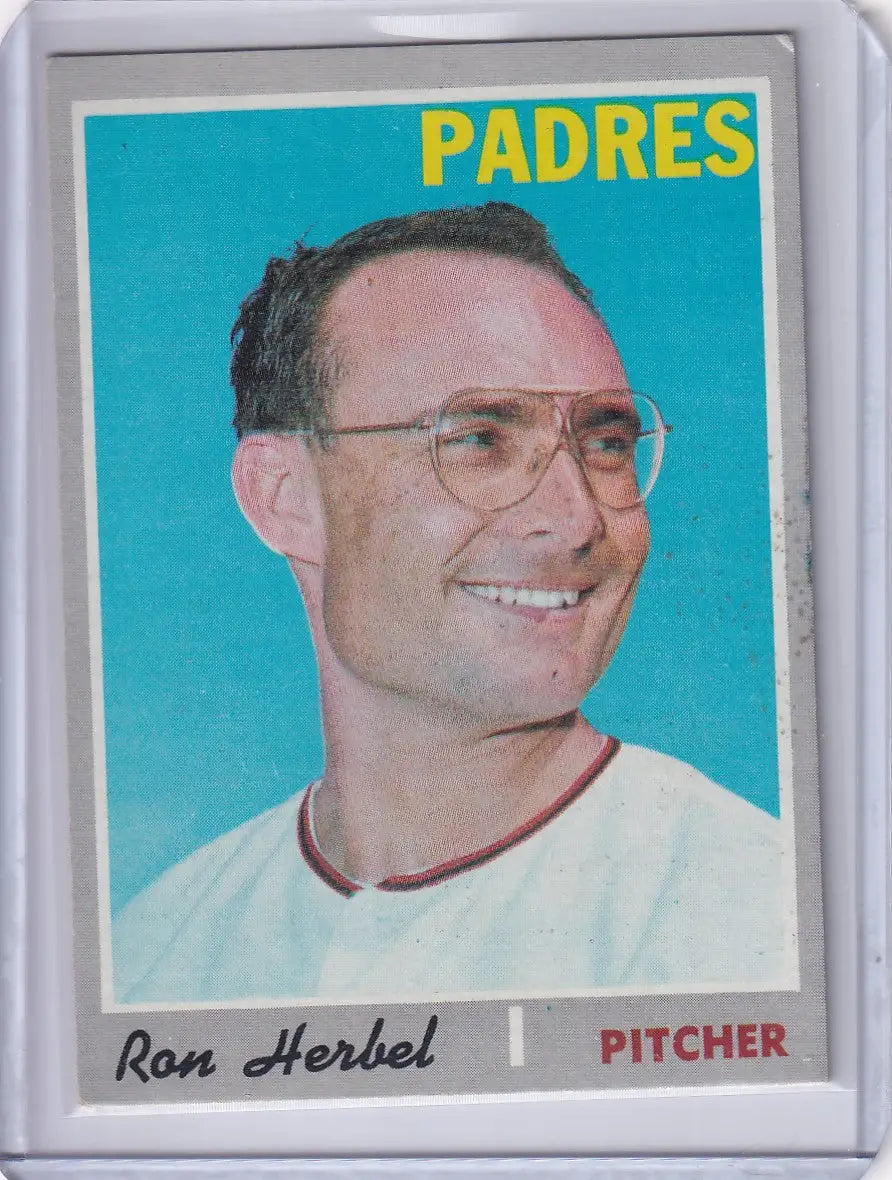 1970 Topps Baseball #526 Ron Herbel - San Diego Padres