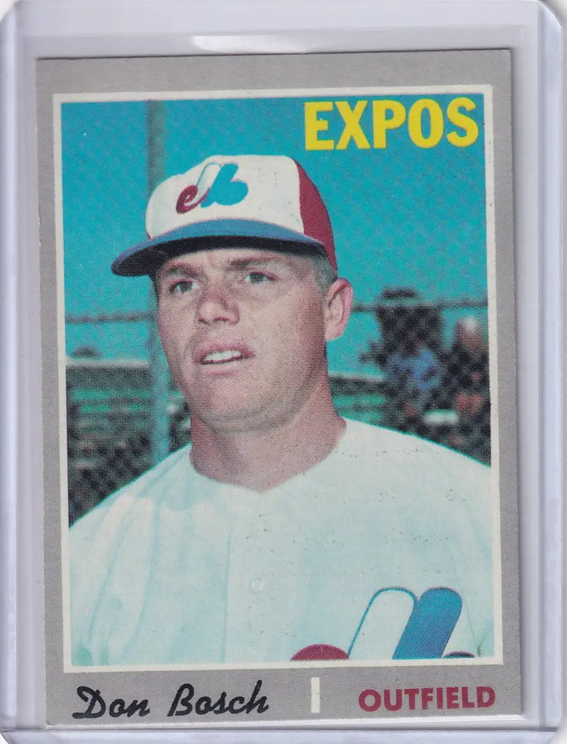 1970 Topps Baseball #527 Don Bosch - Montreal Expos