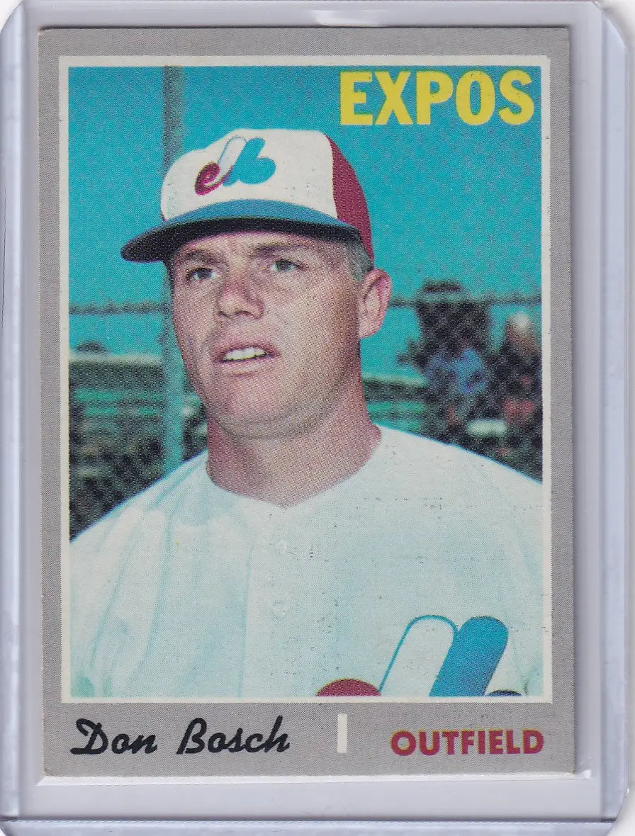 1970 Topps Baseball #527 Don Bosch - Montreal Expos