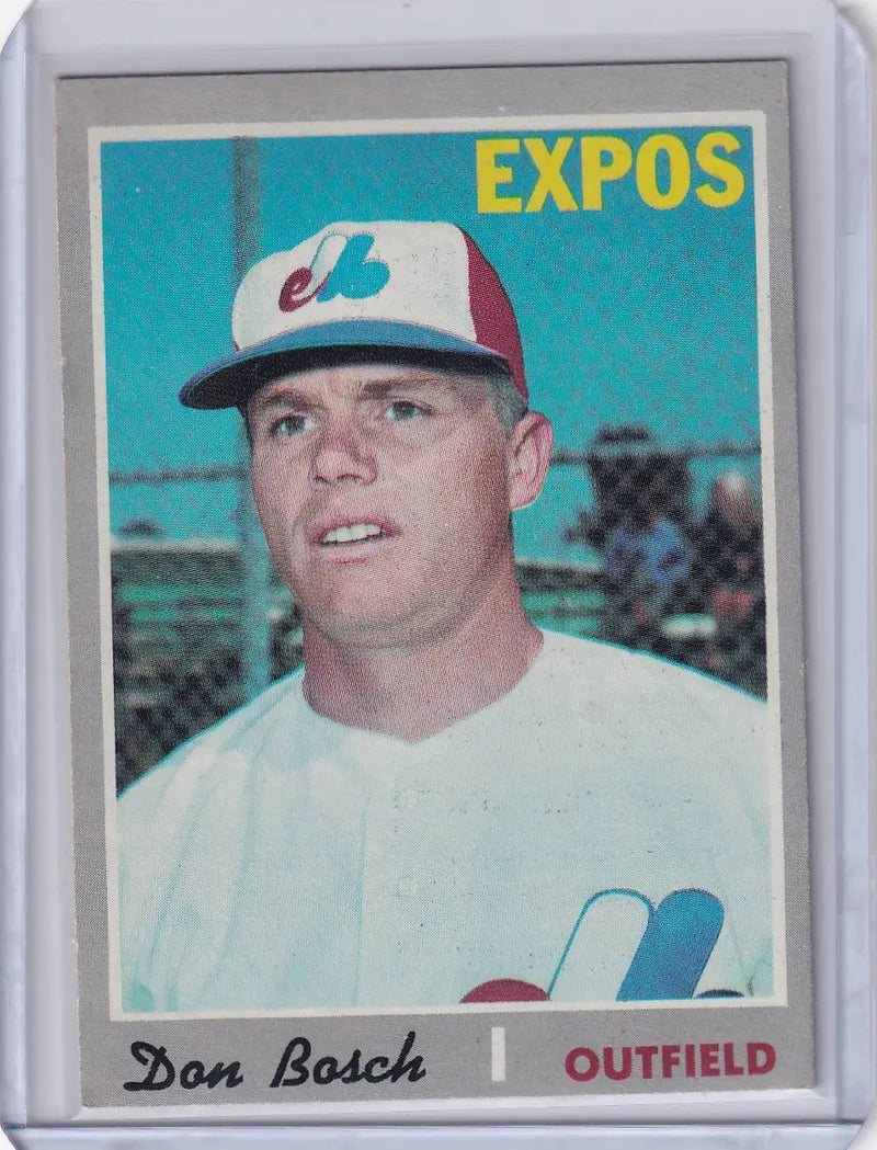 1970 Topps Baseball #527 Don Bosch - Montreal Expos