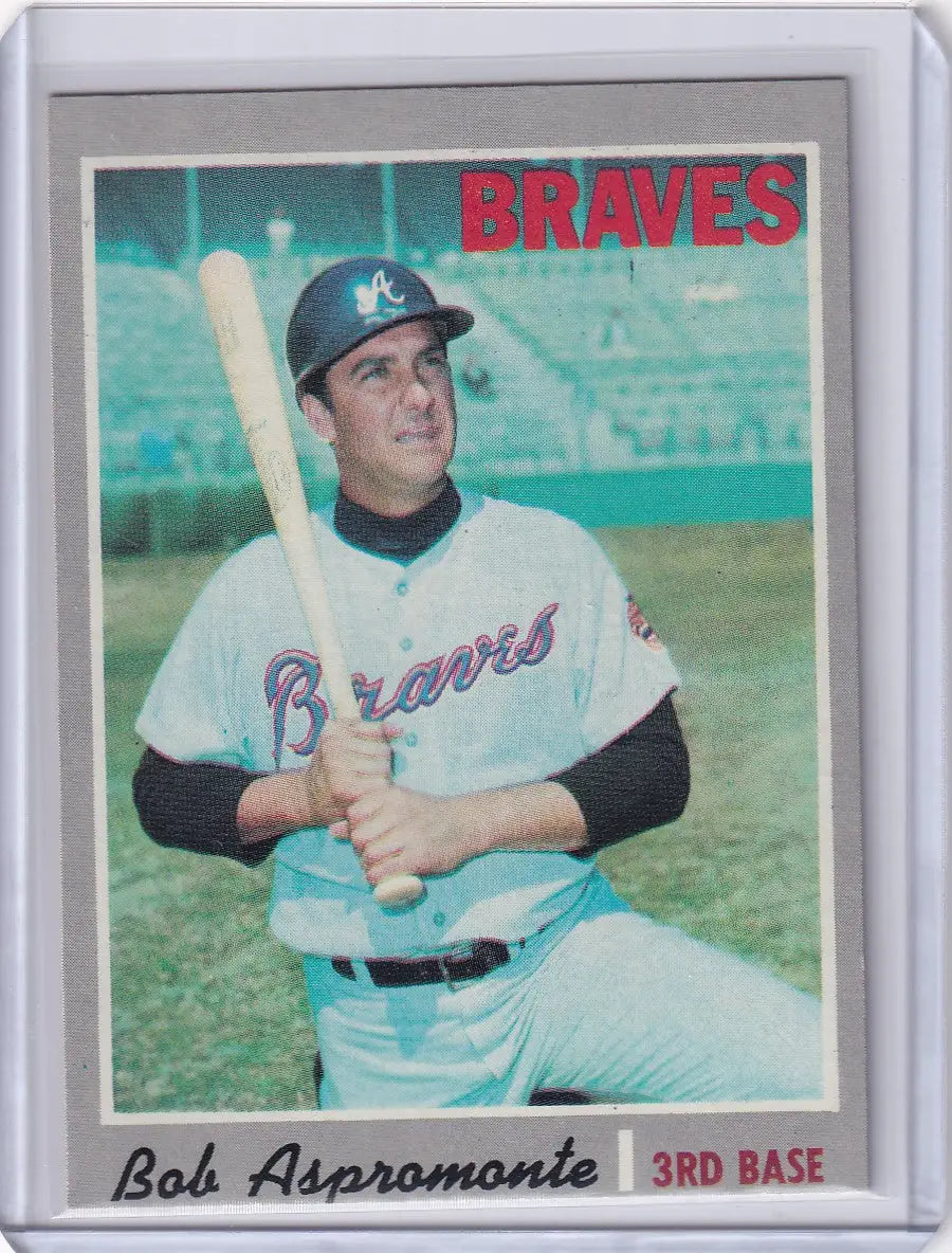 1970 Topps Baseball #529 Bob Aspromonte - Atlanta Braves