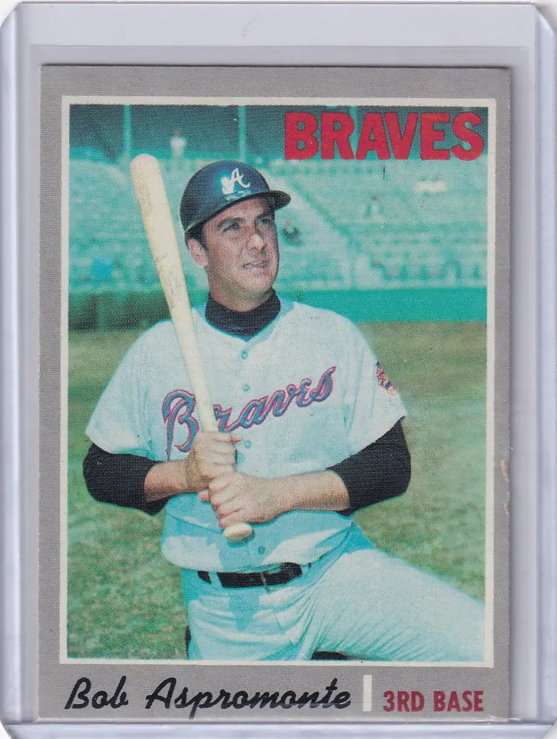1970 Topps Baseball #529 Bob Aspromonte - Atlanta Braves