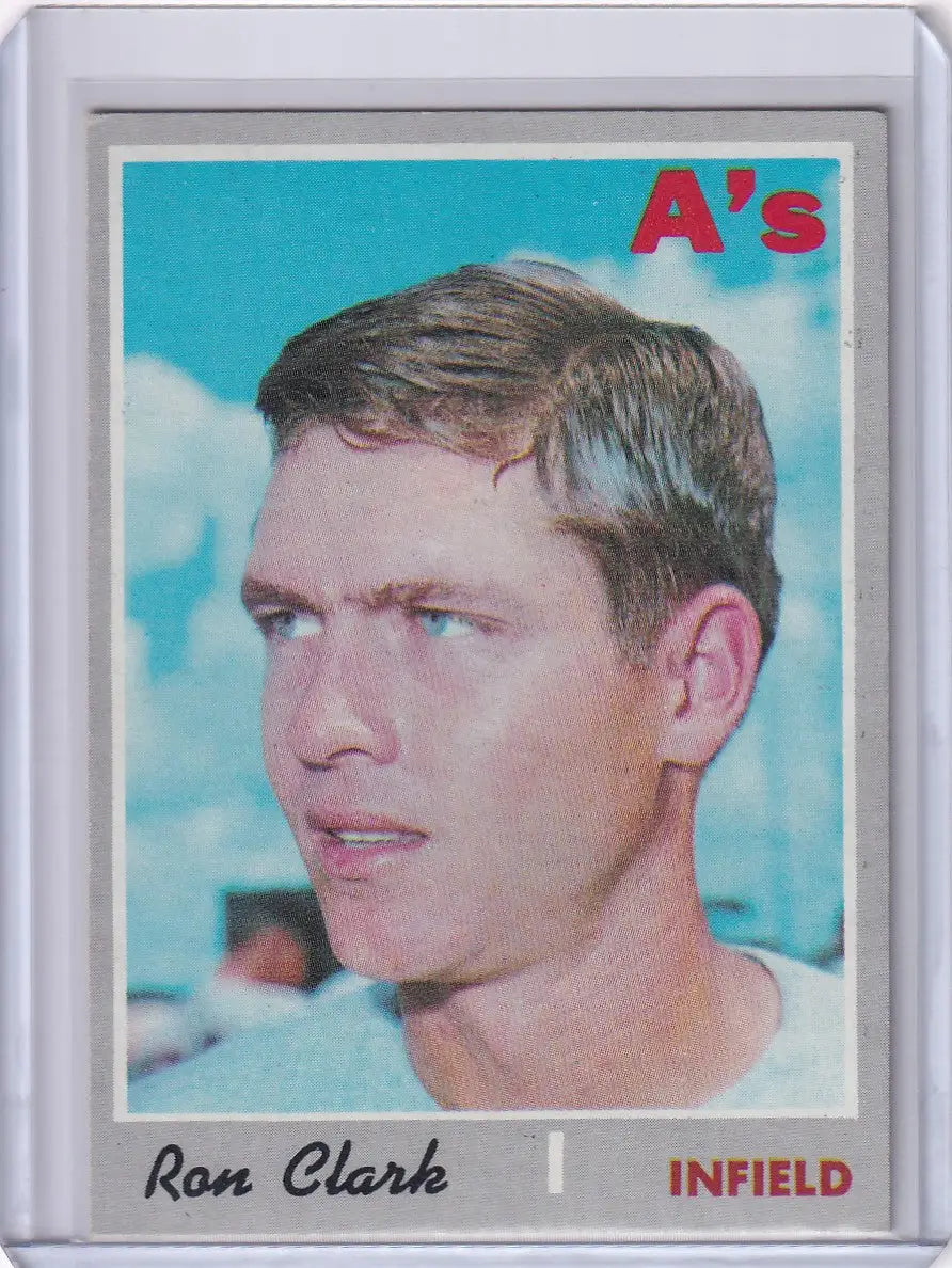 1970 Topps Baseball #531 Ron Clark - Oakland Athletics