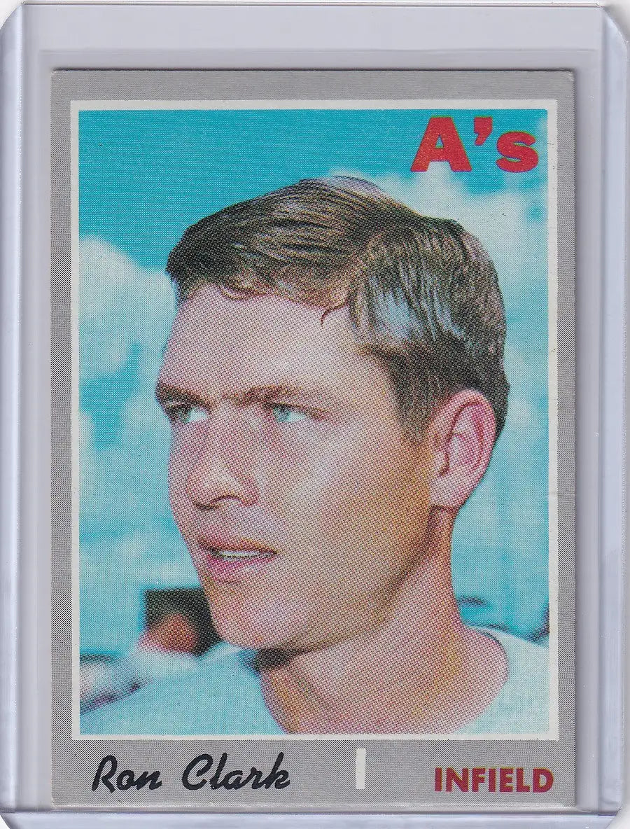 1970 Topps Baseball #531 Ron Clark - Oakland Athletics