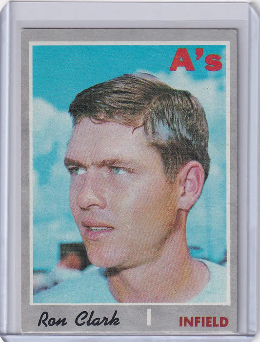 1970 Topps Baseball #531 Ron Clark - Oakland Athletics - Baseball Card Single