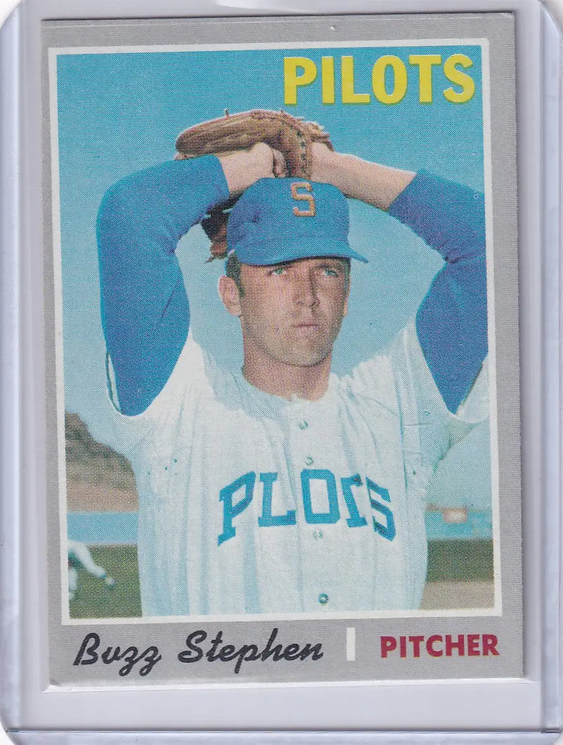 1970 Topps Baseball #533 Buzz Stephen - Seattle Pilots RC