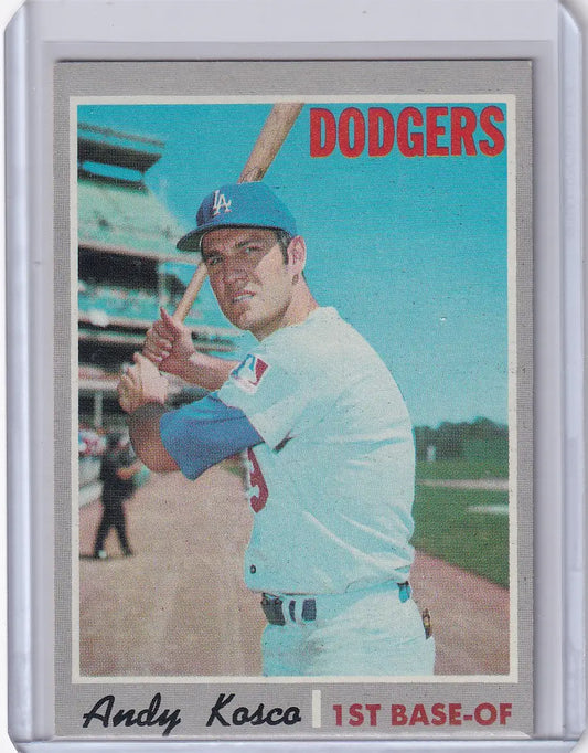 1970 Topps Baseball #535 Andy Kosco - Los Angeles Dodgers - Baseball Card Single