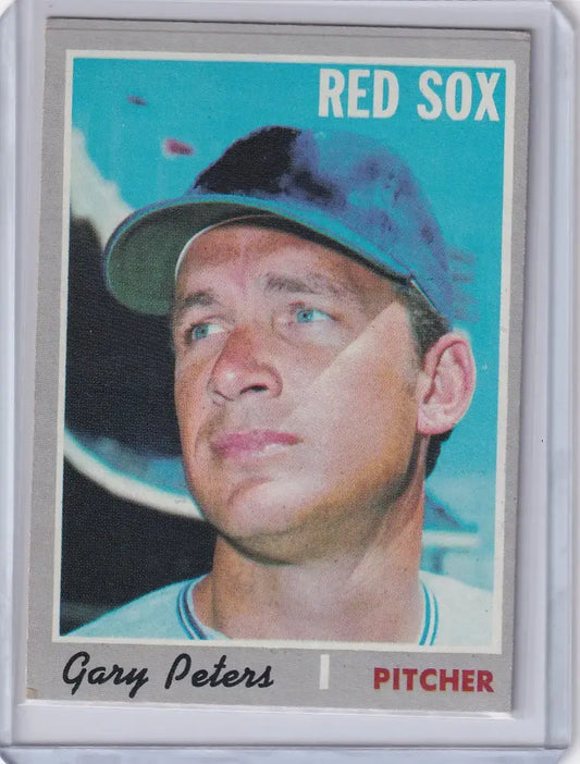 1970 Topps Baseball #540 Gary Peters - Boston Red Sox - Baseball Card Single