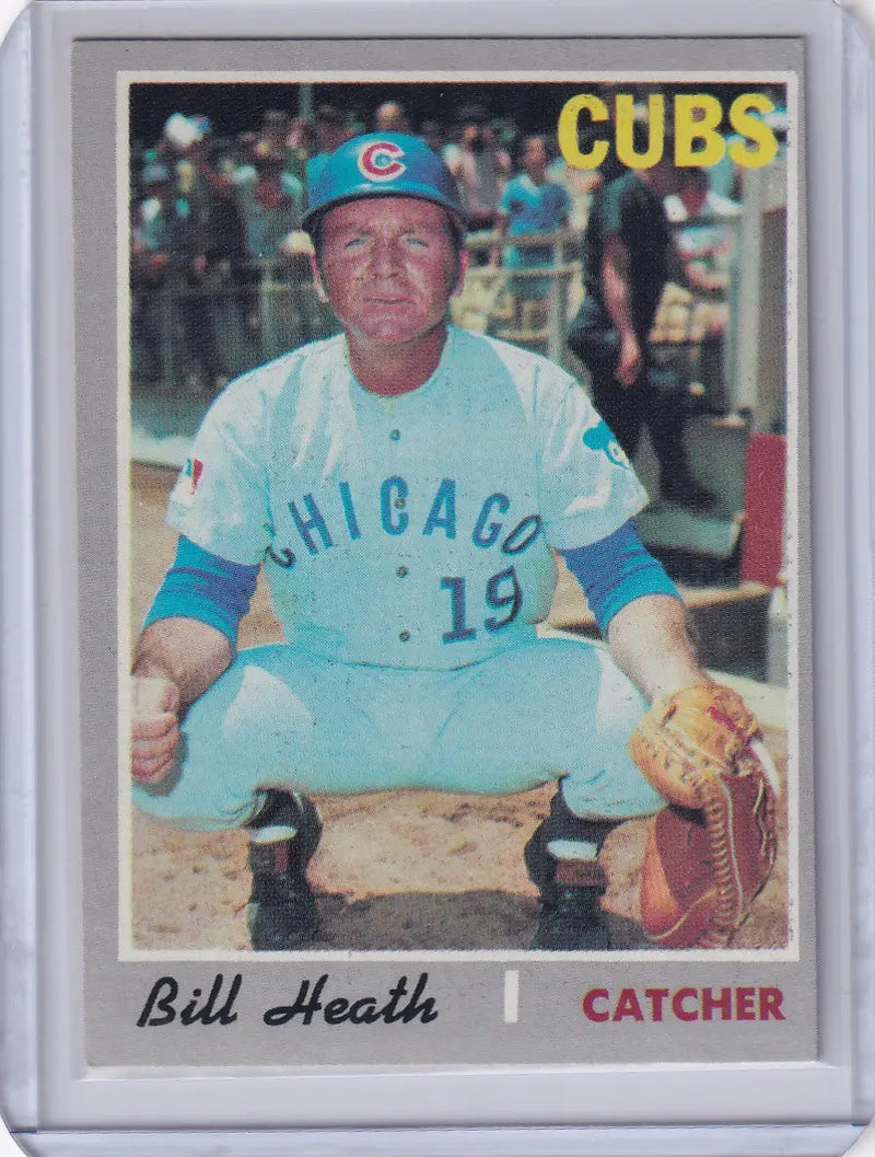 1970 Topps Baseball #541 Bill Heath - Chicago Cubs