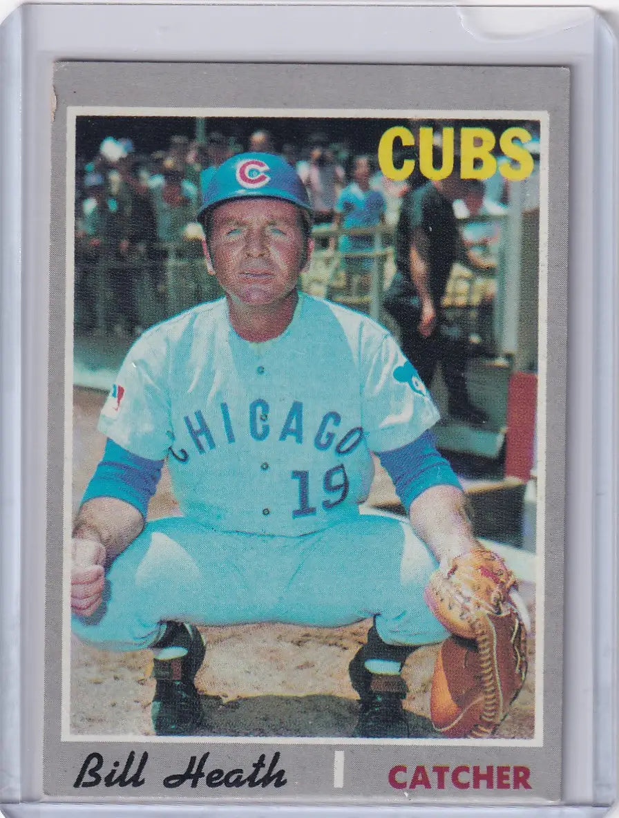 1970 Topps Baseball #541 Bill Heath - Chicago Cubs
