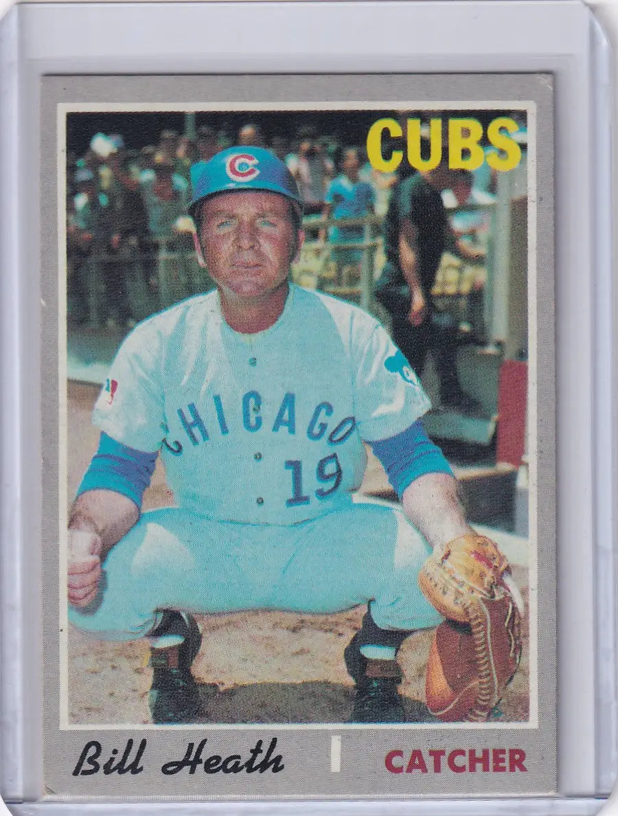 1970 Topps Baseball #541 Bill Heath - Chicago Cubs