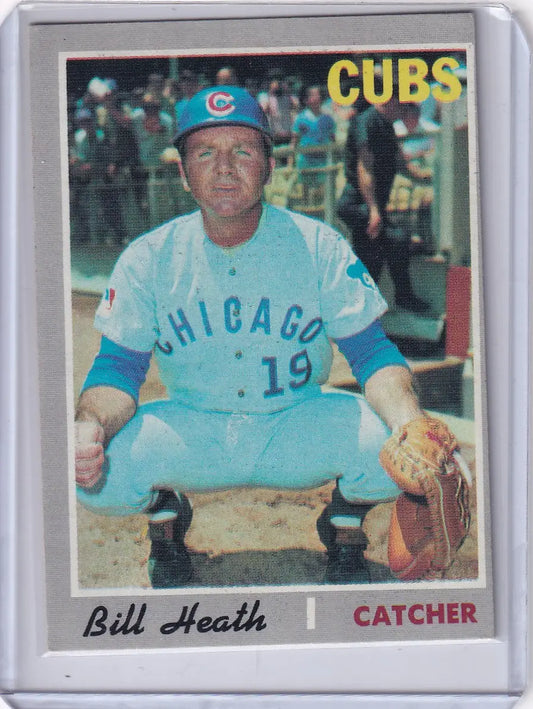 1970 Topps Baseball #541 Bill Heath - Chicago Cubs - Baseball Card Single