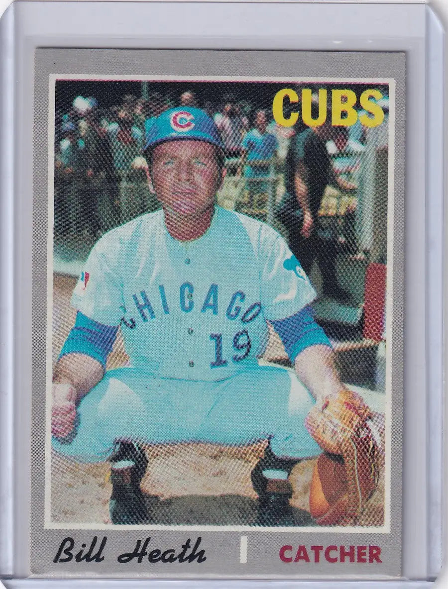 1970 Topps Baseball #541 Bill Heath - Chicago Cubs