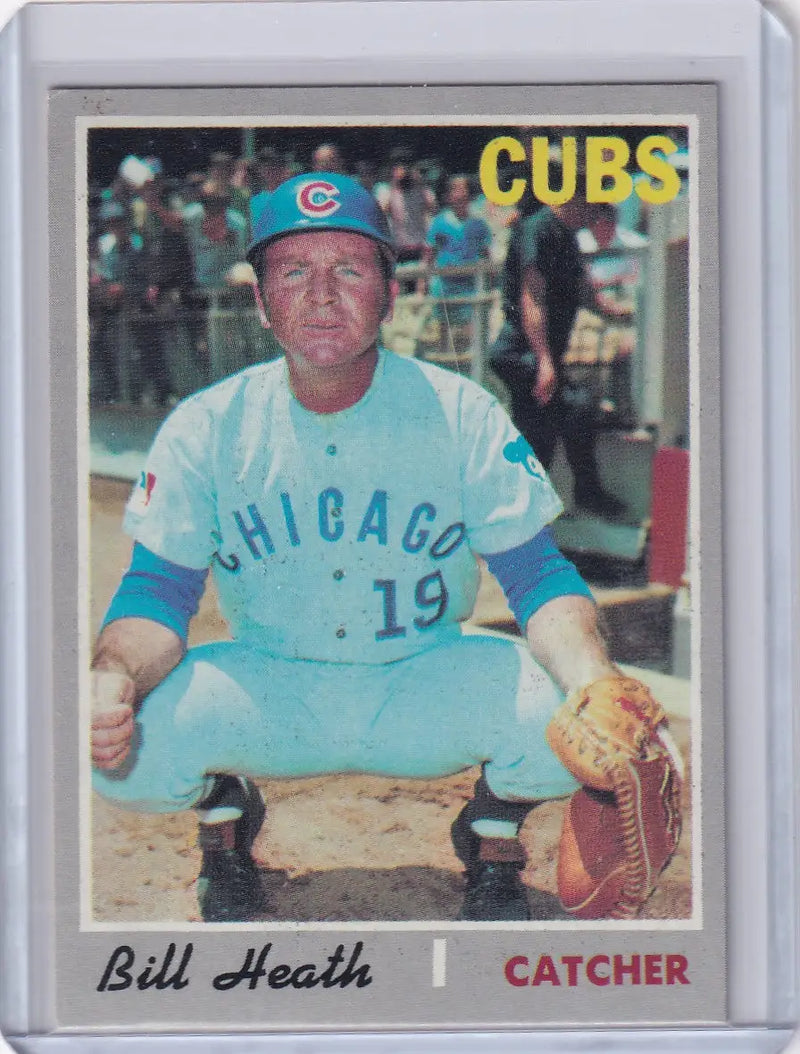 1970 Topps Baseball #541 Bill Heath - Chicago Cubs