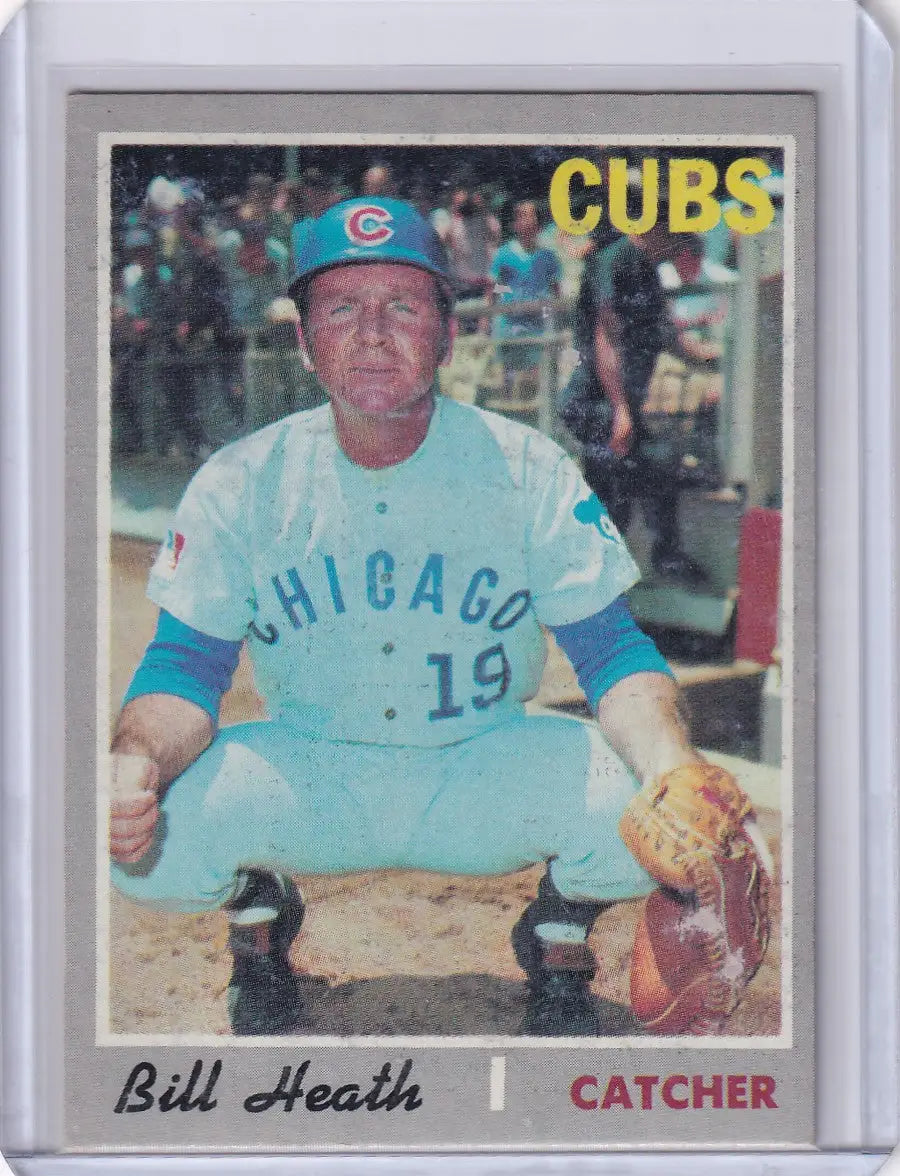 1970 Topps Baseball #541 Bill Heath - Chicago Cubs