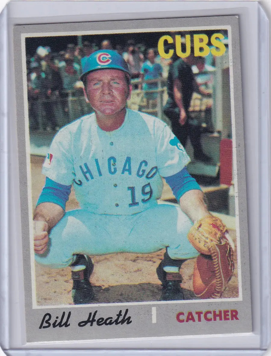 1970 Topps Baseball #541 Bill Heath - Chicago Cubs