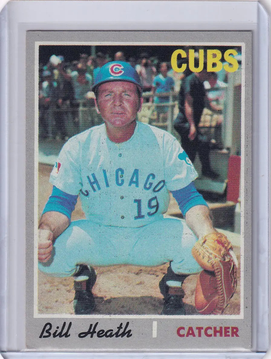 1970 Topps Baseball #541 Bill Heath - Chicago Cubs