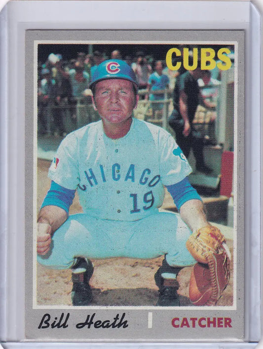 1970 Topps Baseball #541 Bill Heath - Chicago Cubs - Baseball Card Single