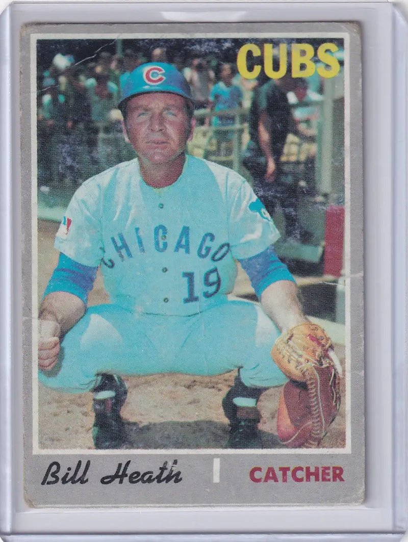 1970 Topps Baseball #541 Bill Heath - Chicago Cubs