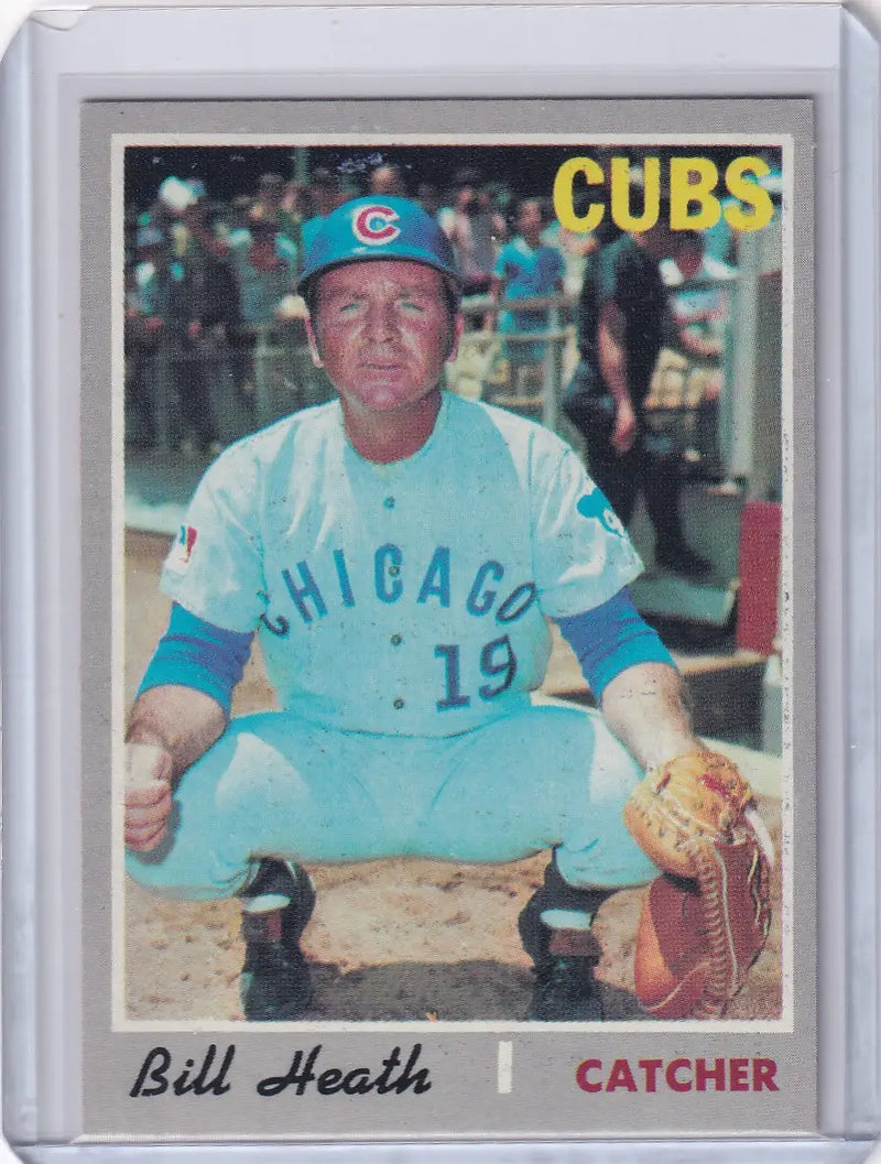 1970 Topps Baseball #541 Bill Heath - Chicago Cubs