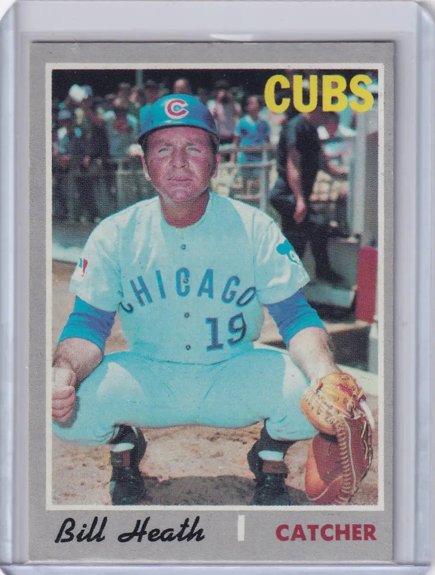 1970 Topps Baseball #541 Bill Heath - Chicago Cubs