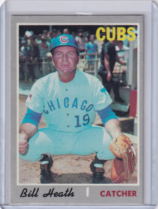 1970 Topps Baseball #541 Bill Heath - Chicago Cubs - Baseball Card Single