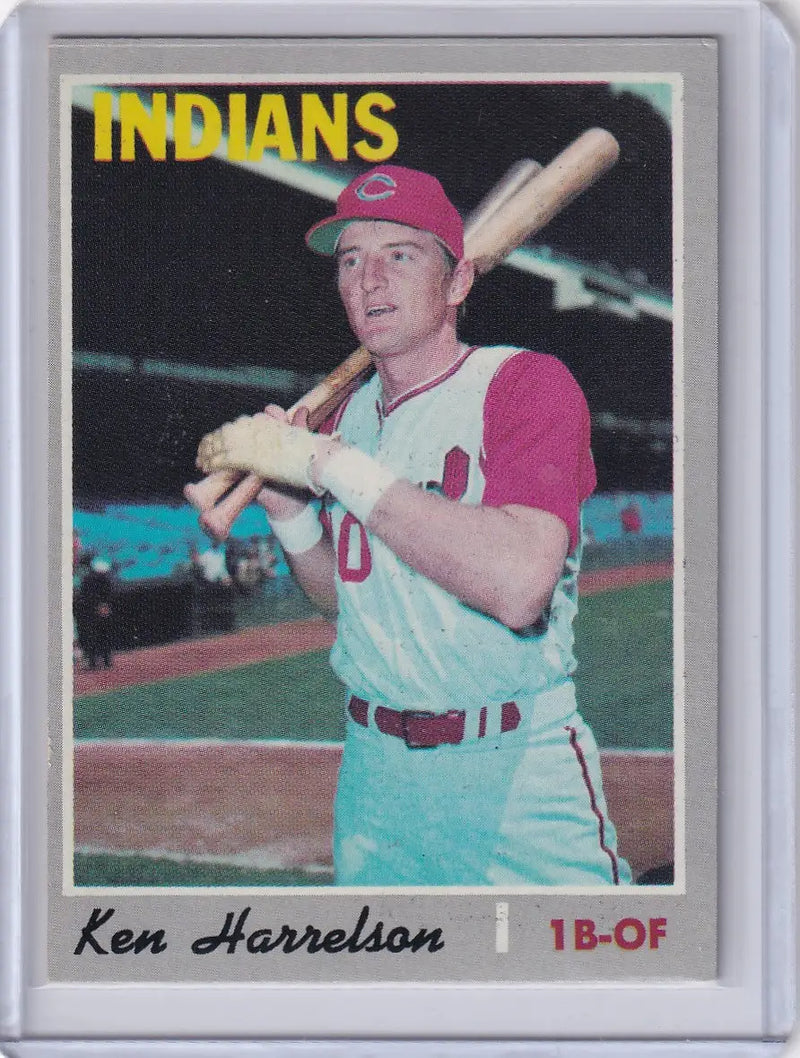 1970 Topps Baseball #545 Ken Harrelson - Cleveland Indians