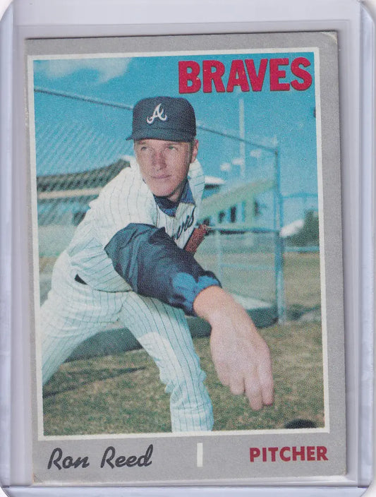 1970 Topps Baseball #546 Ron Reed - Atlanta Braves - Baseball Card Single