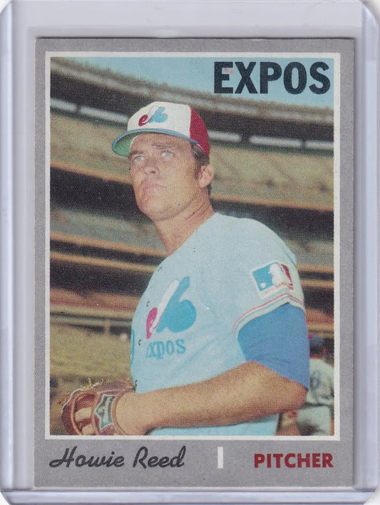 1970 Topps Baseball #548 Howie Reed - Montreal Expos - Baseball Card Single