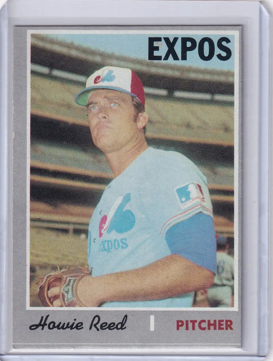 1970 Topps Baseball #548 Howie Reed - Montreal Expos - Baseball Card Single