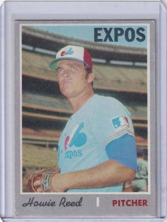 1970 Topps Baseball #548 Howie Reed - Montreal Expos - Baseball Card Single