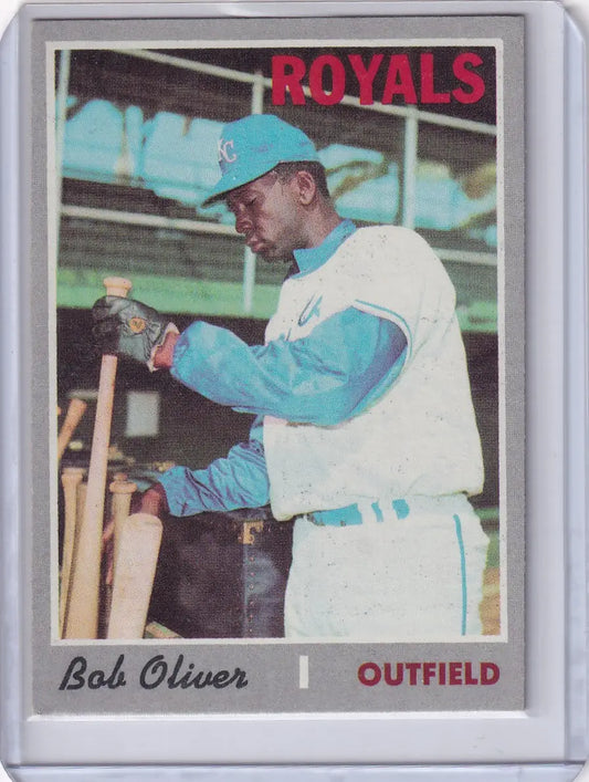 1970 Topps Baseball #567 Bob Oliver - Kansas City Royals - Baseball Card Single